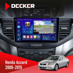 Штатная магнитола Honda Accord 8 2008-2015 Amp Decker D9-005 4x64, DSP, 360, 4G, 2k