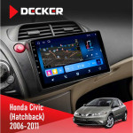 Штатная магнитола Honda Civic 2006-2011 (Hatchback) Decker D10-008 8x128 DSP 4G