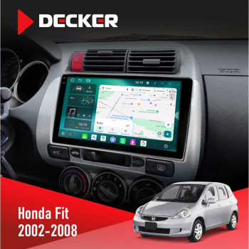 Штатна магнітола Honda Fit 2002-2008 Decker D9-004 6x128, DSP 360, 2k Штатна магнітола Honda Fit 2002-2008 Decker D9-004 6x128, DSP 360, 2k