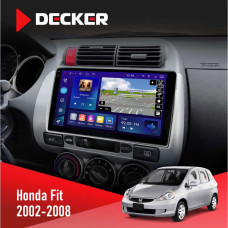 Штатна магнітола Honda Fit 2002-2008 Decker D9-005 4x64, DSP, 360, 4G, 2k