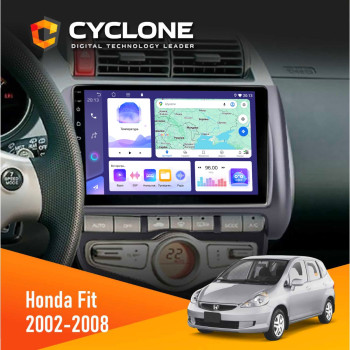 Штатная магнитола Honda Fit 2002-2008 Climate Cyclone C9-011 4x64, DSP