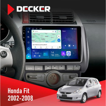 Штатна магнітола Honda Fit 2002-2008 Climate Decker D9-007 4x64 DSP 360 4G Штатна магнітола Honda Fit 2002-2008 Climate Decker D9-007 4x64 DSP 360 4G