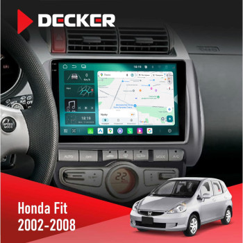 Штатна магнітола Honda Fit 2002-2008 Climate Decker D9-004 6x128, DSP 360, 2k Штатна магнітола Honda Fit 2002-2008 Climate Decker D9-004 6x128, DSP 360, 2k