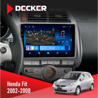 Штатная магнитола Honda Fit 2002-2008 Climate Decker D9-008 8x128 DSP 4G
