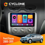 Штатная магнитола Ford Focus 2 2005-2011 Black Cyclone C9-001 2x64 CPL