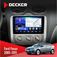 Штатная магнитола Ford Focus 2 2005-2011 Black Decker D9-006 4x64, 4G