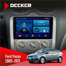 Штатна магнітола Ford Focus 2 2005-2011 Black Decker D9-002 6x128, DSP, 360 Штатна магнітола Ford Focus 2 2005-2011 Black Decker D9-002 6x128, DSP, 360