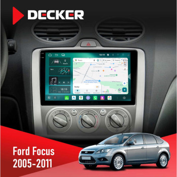 Штатна магнітола Ford Focus 2 2005-2011 Black Decker D9-004 6x128, DSP 360, 2k Штатна магнітола Ford Focus 2 2005-2011 Black Decker D9-004 6x128, DSP 360, 2k
