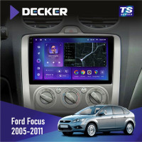 Штатная магнитола Ford Focus 2 2005-2011 Black Decker TS TS9-003 4x64, DSP 4G, 2k