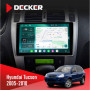 Штатна магнітола Hyundai Tucson 2005-2010 Black Decker D10-004 6x128, DSP, 360, 2k
