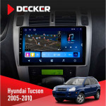 Штатная магнитола Hyundai Tucson 2005-2010 Black Decker D10-008 8x128 DSP 4G