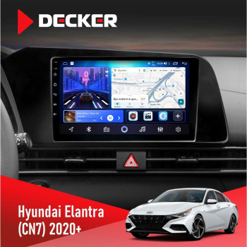 Штатна магнітола Hyundai Elantra 2021+ Decker D9-006 4x64, 4G