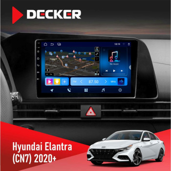 Штатная магнитола Hyundai Elantra 2021+ Decker D9-008 8x128 DSP 4G