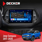 Штатная магнитола Jeep Compass 2017-2020 Decker D10-008 8x128 DSP 4G