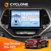 Штатная магнитола Jeep Cherokee 2014-2023 Cyclone C10-012 4x64 DSP 4G