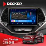 Штатная магнитола Jeep Cherokee 2014-2023 Decker D10-008 8x128 DSP 4G