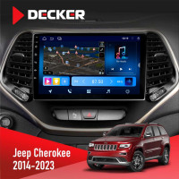 Штатная магнитола Jeep Cherokee 2014-2023 Decker D10-008 8x128 DSP 4G