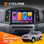 Штатная магнитола Jeep Grand Cherokee 2005-2007 Big Screen Cyclone C10-001 2x32