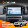 Штатна магнітола Jeep Grand Cherokee 2005-2007 Big Screen Cyclone C10-012 4x64 DSP 4G