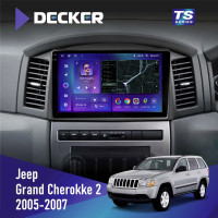 Штатная магнитола Jeep Grand Cherokee 2005-2007 Big Screen Decker TS TS10-004 6x128, DSP 4G, 2k