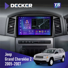 Штатна магнітола Jeep Grand Cherokee 2005-2007 Big Screen Decker TS TS10-004 6x128, DSP 4G, 2k