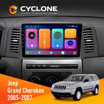 Штатная магнитола Jeep Grand Cherokee 2005-2007 Small Screen Cyclone C10-001 2x32