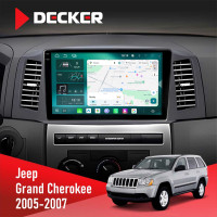 Штатная магнитола Jeep Grand Cherokee 2005-2007 Small Screen Decker D10-004 6x128, DSP, 360, 2k