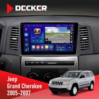 Штатна магнітола Jeep Grand Cherokee 2005-2007 Small Screen Decker D10-005 4x64, DSP, 360, 4G, 2k