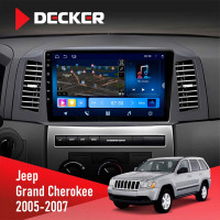 Штатная магнитола Jeep Grand Cherokee 2005-2007 Small Screen Decker D10-008 8x128 DSP 4G
