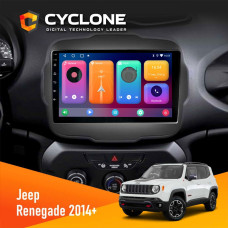 Штатна магнітола Jeep Renegate 2014+ Cyclone C9 CPL 2x32