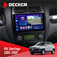 Штатная магнитола KIA Sportage 2005-2009 Decker D9-005 4x64, DSP, 360, 4G, 2k