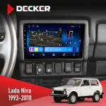 Штатная магнитола Lada Niva 1993-2018 Decker D9-008 8x128 DSP 4G