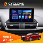 Штатная магнитола Mazda 3 2014-2019 Cyclone C9-011 4x64, DSP