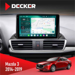 Штатна магнітола Mazda 3 2014-2019 Decker D9-004 6x128, DSP 360, 2k