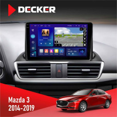Штатна магнітола Mazda 3 2014-2019 Decker D9-005 4x64, DSP, 360, 4G, 2k