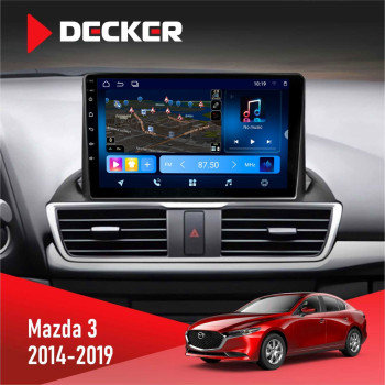 Штатная магнитола Mazda 3 2014-2019 Decker D9-008 8x128 DSP 4G