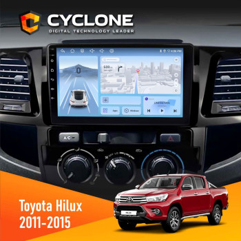 Штатная магнитола Toyota Fortuner 2011-2015 Cyclone C9-012 4x64 DSP 4G
