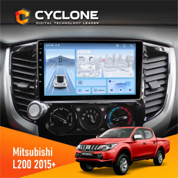Штатна магнітола Mitsubishi L200 2019+ Cyclone C9-012 4x64 DSP 4G
