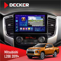 Штатная магнитола Mitsubishi L200 2019+ Decker D9-005 4x64, DSP, 360, 4G, 2k
