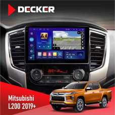 Штатная магнитола Mitsubishi L200 2019+ Decker D9-005 4x64, DSP, 360, 4G, 2k