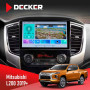 Штатна магнітола Mitsubishi L200 2019  Decker D9-009 4x64, DSP, 4G, 2k