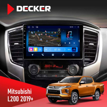 Штатная магнитола Mitsubishi L200 2019+ Decker D9-008 8x128 DSP 4G