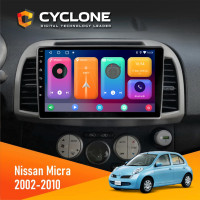 Штатна магнітола Nissan Micra 2002-2010 Cyclone C9 CPL 2x32