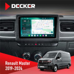 Штатная магнитола Renault Master 2019+ Decker D10-004 6x128, DSP, 360, 2k