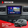 Штатная магнитола Renault Master 2019+ Decker D10-005 4x64, DSP, 360, 4G, 2k