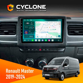 Штатная магнитола Renault Master 2019  Cyclone C10-013 4x64 DSP 4G