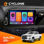 Штатна магнітола Toyota Hilux 2015-2020 Cyclone C10-001 2x32