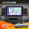 Штатная магнитола Toyota Corolla 2001-2006 Cyclone C9-011 4x64, DSP
