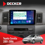 Штатна магнітола Toyota Corolla 2001-2006 Decker D9-007 4x64 DSP 360 4G