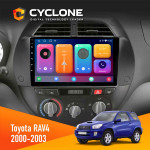 Штатная магнитола Toyota RAV4 2000-2003 Cyclone C9-001 2x64 CPL